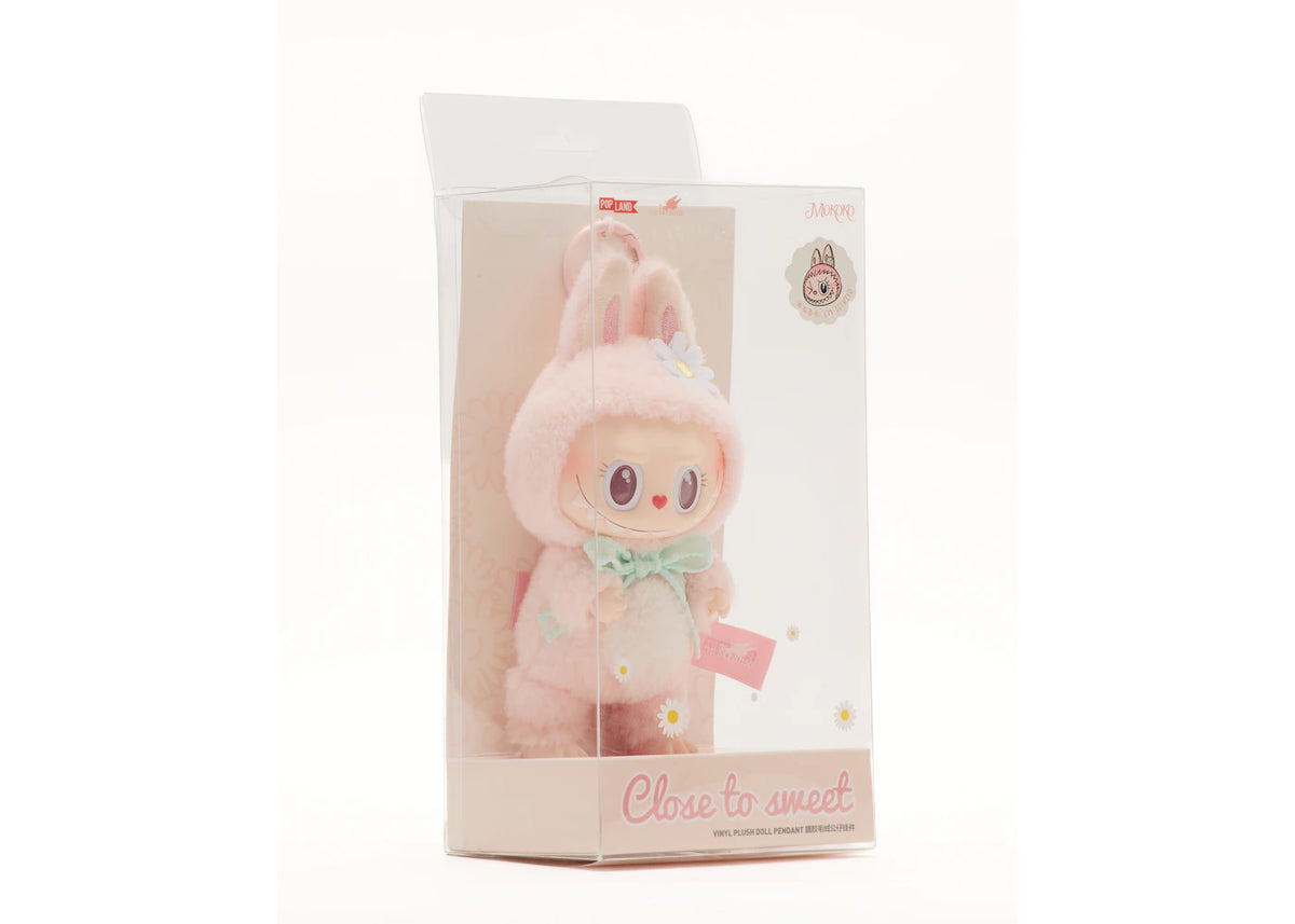 Pop Mart Labubu Mokoko Close to Sweet Vinyl Plush Pendant - vue secondaire B