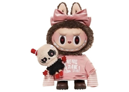 Pop Mart Labubu The Monsters Catch Me If You Like Me Secret Edition Figure Pink sneakers - authentic Pop Mart shoes