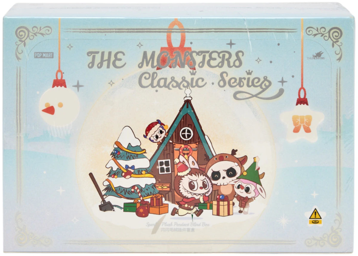 Pop Mart Labubu The Monsters Classic Series Sparkly Plush Pendant Sealed Case (6 Blind Box) - vue secondaire B