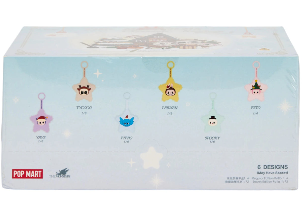 Pop Mart Labubu The Monsters Classic Series Sparkly Plush Pendant Sealed Case (6 Blind Box) - vue secondaire B