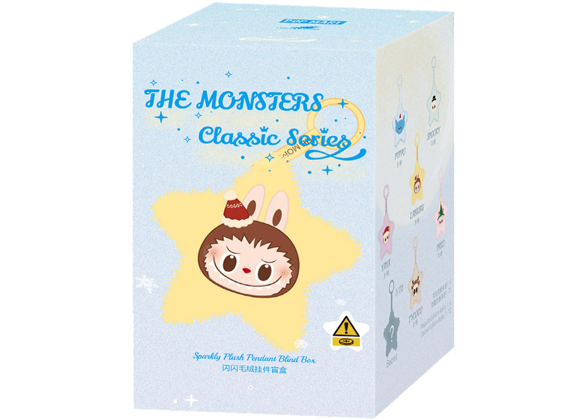Pop Mart Labubu The Monsters Classic Series Sparkly Plush Pendant Single Blind Box - vue secondaire A