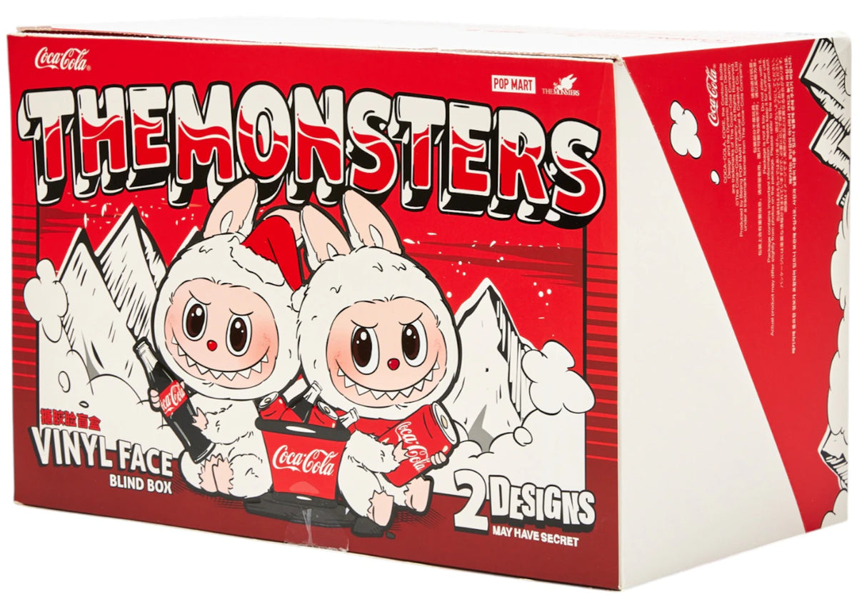 Pop Mart Labubu The Monsters Coca Cola Series Vinyl Face Sealed Case (6 Blind Boxes) - vue secondaire A