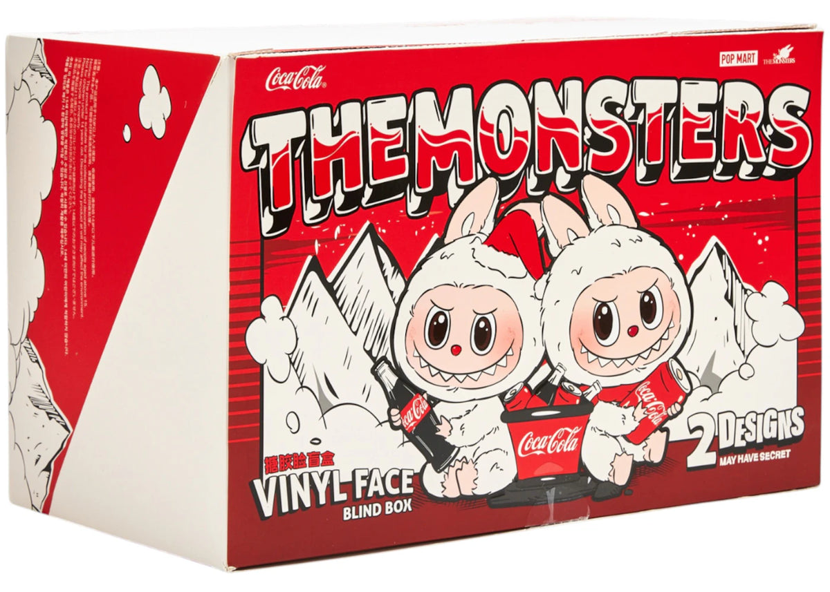Pop Mart Labubu The Monsters Coca Cola Series Vinyl Face Sealed Case (6 Blind Boxes) - vue secondaire B