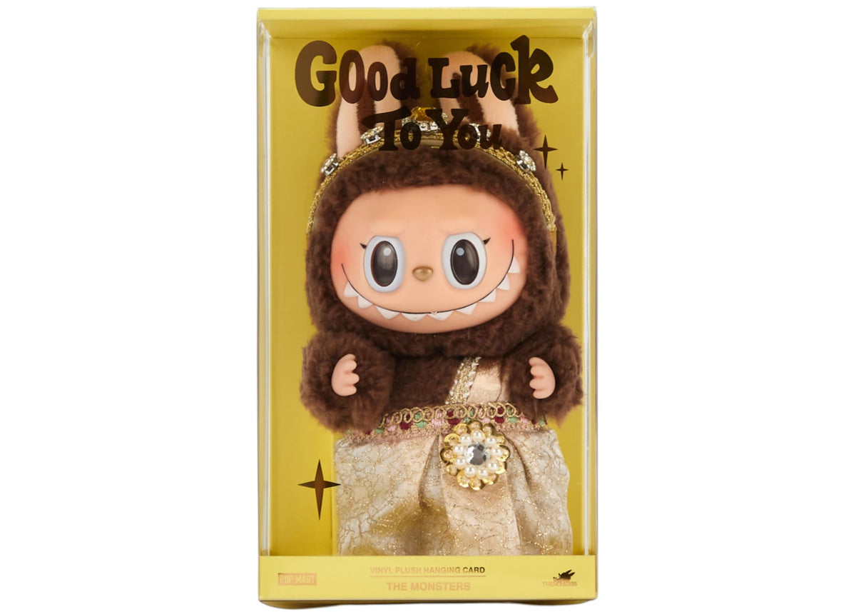 Pop Mart Labubu The Monsters Good Luck to You Vinyl Plush Hanging Card Vinyl Plush - vue 360