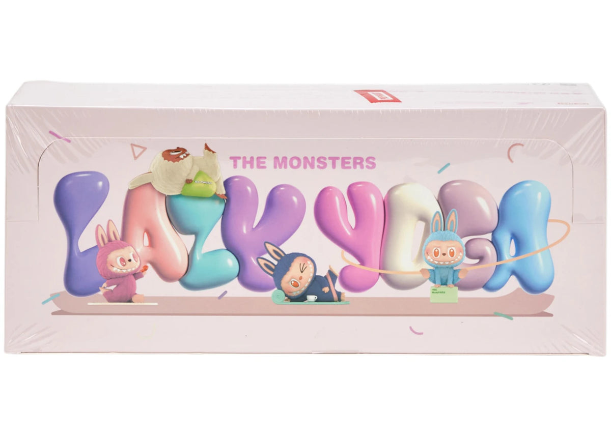 Pop Mart Labubu The Monsters Lazy Yoga Series Figures Sealed Case (10 Blind Box) - vue 360