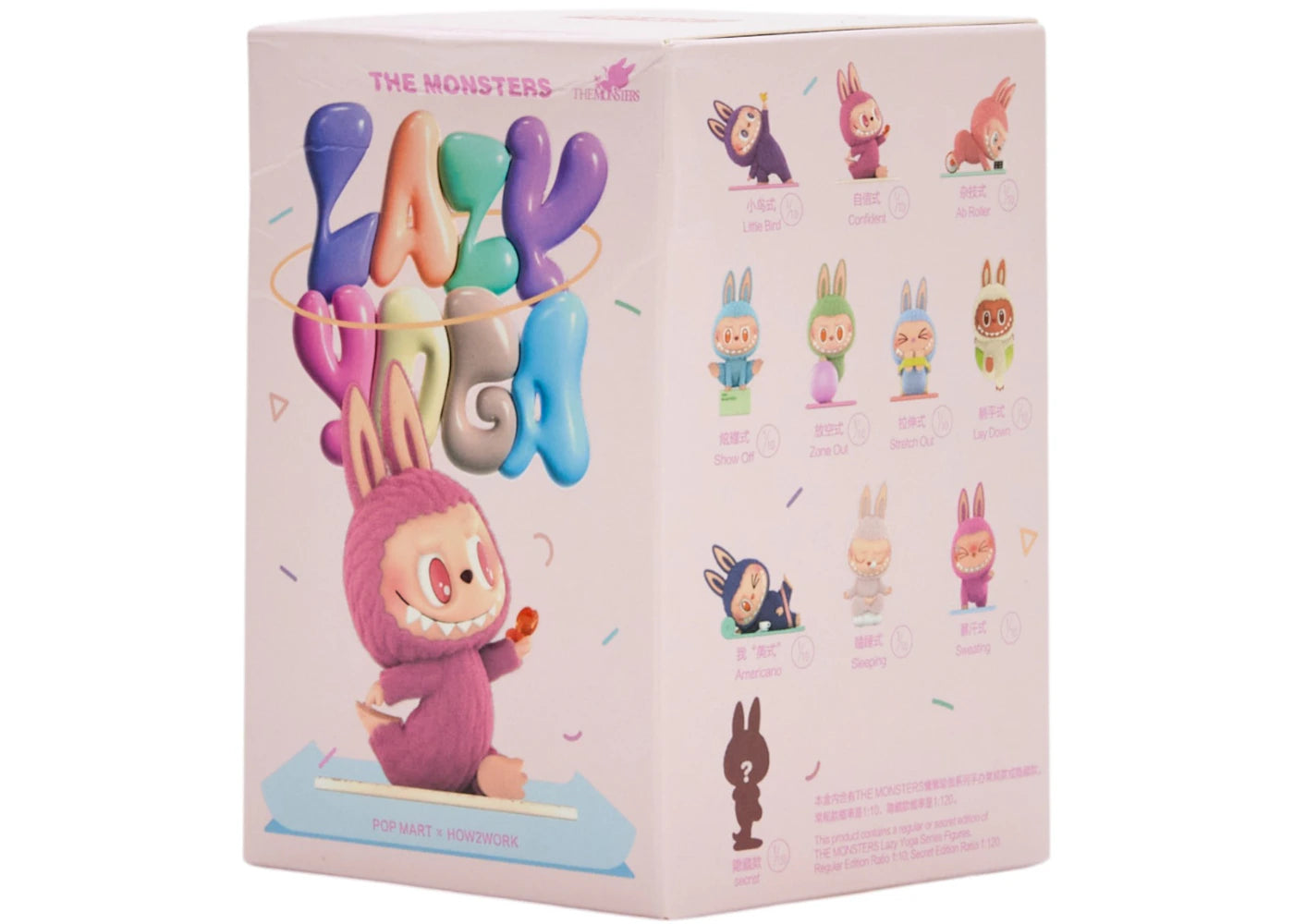 Pop Mart Labubu The Monsters Lazy Yoga Series Figures Single Blind Box