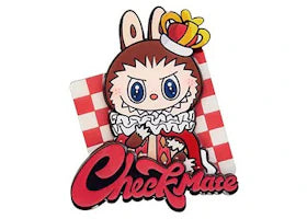 Pop Mart Labubu The Monsters Let's Checkmate Series King Fridge Magnet - vue 360