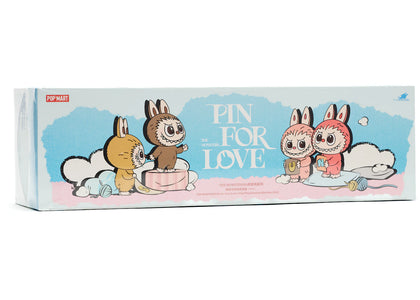 Pop Mart Labubu The Monsters Pin for Love Series Vinyl Plush Pendant (N-Z) Unsealed Case (14 Blind Box) - authentic Pop Ma...