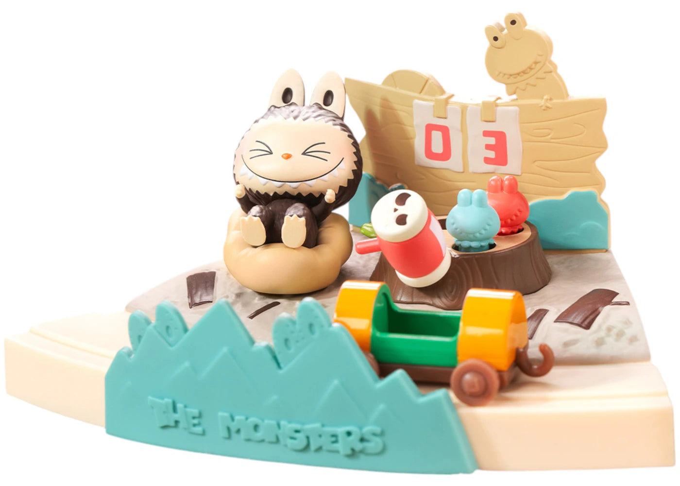 Pop Mart Labubu The Monsters Playing Games Series Scene Fun Battle Figure Set