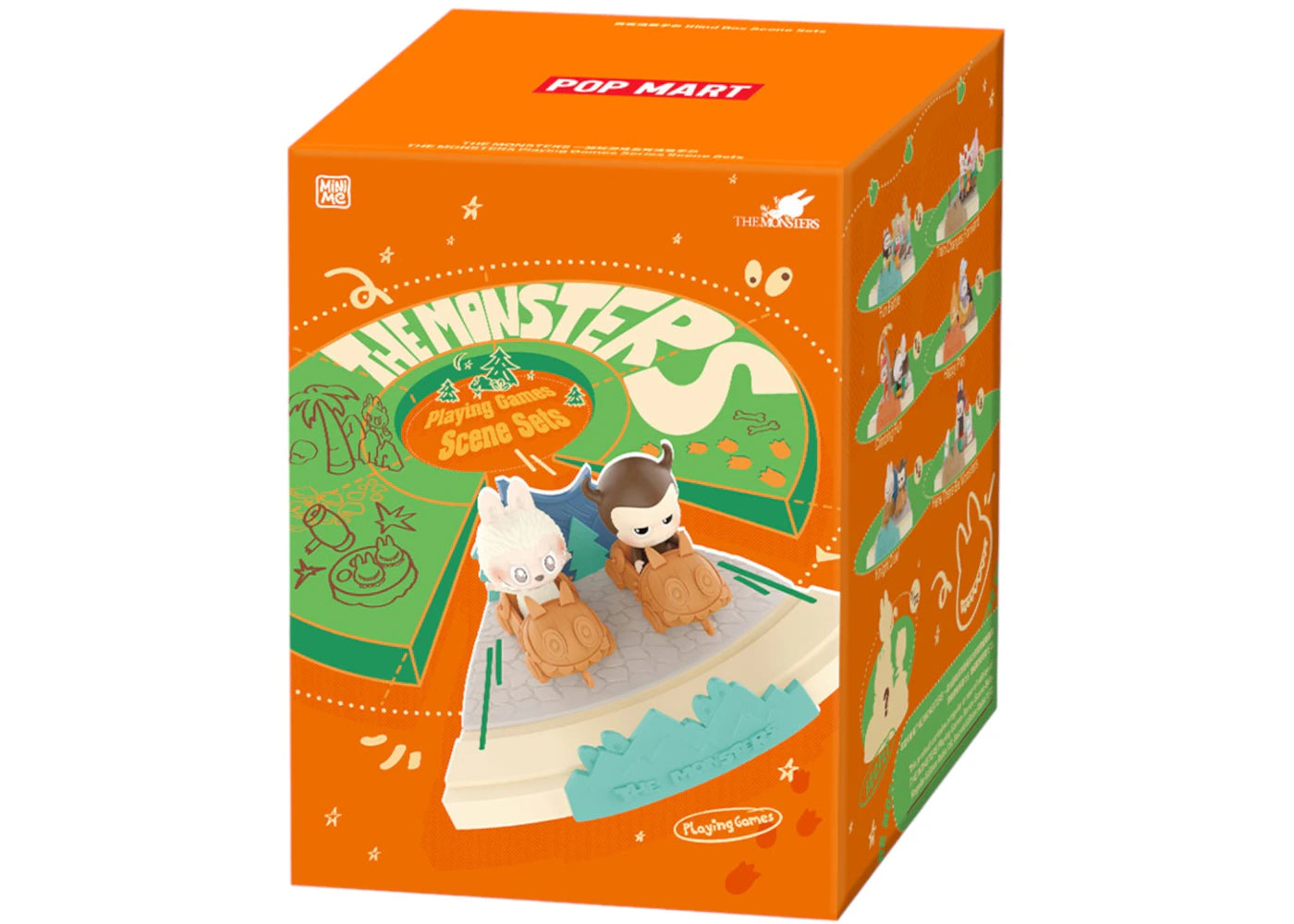 Pop Mart Labubu The Monsters Playing Games Series Scene Sets Single Blind Box - vue 360