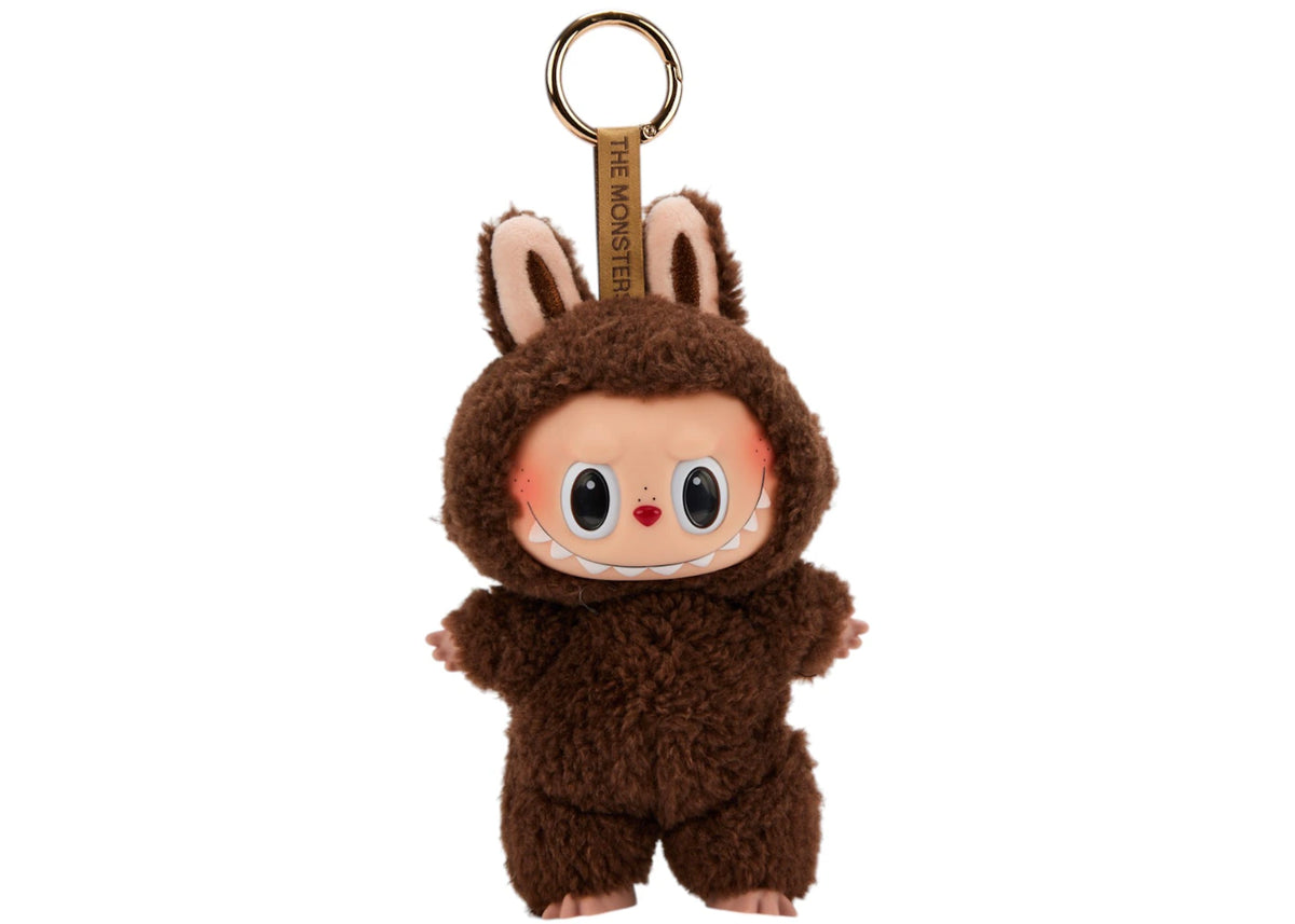 Pop Mart Labubu The Monsters Exciting Macaron Chestnut Cocoa (Secret Version) Vinyl Plush Pendant - vue 360