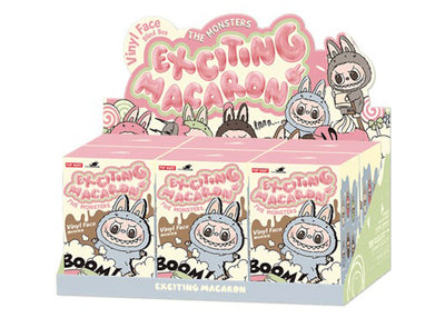 Pop Mart Labubu The Monsters Tasty Macarons Vinyl Face Blind Box Whole Set