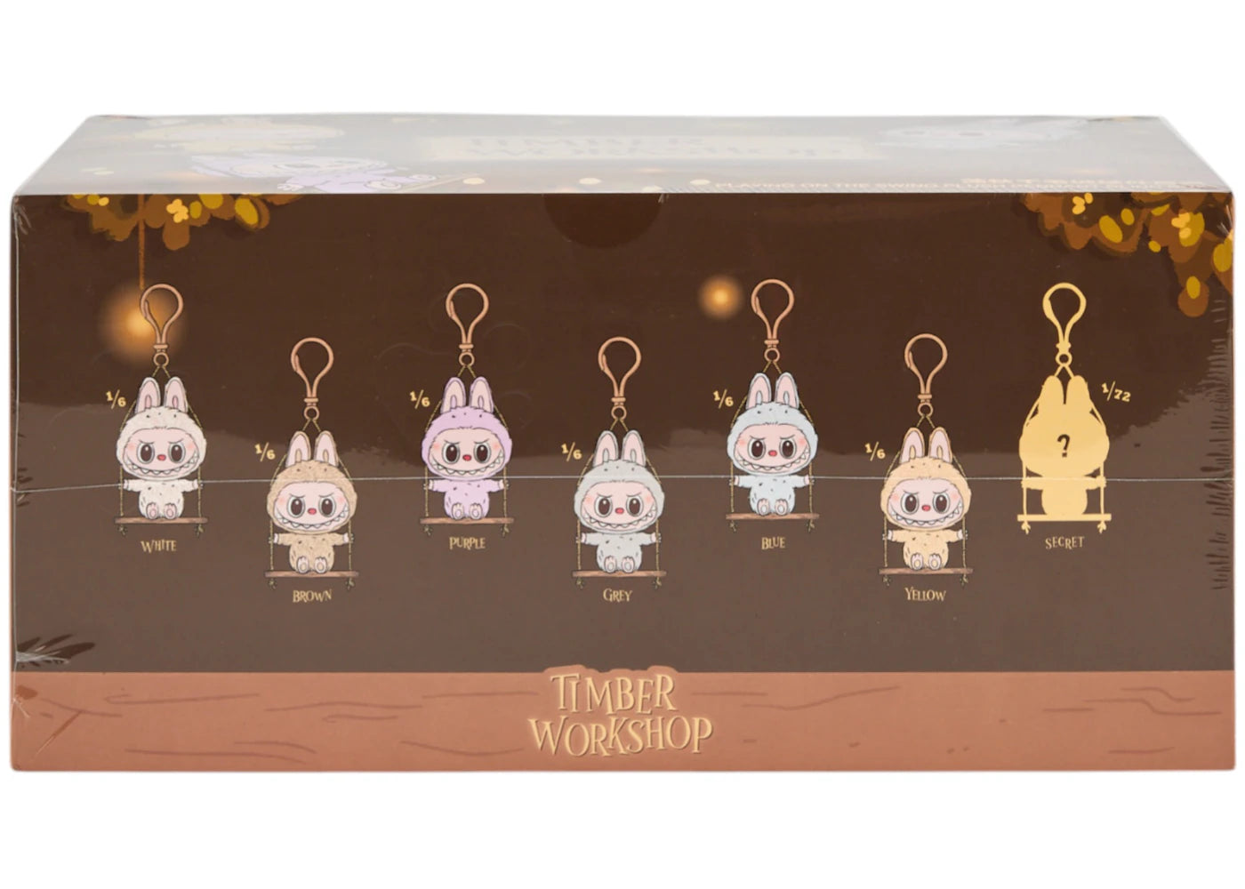 Pop Mart Labubu The Monsters Timber Workshop Playing on the Swing Plush Pendant (Pop Land Exclusive) Sealed Case (6 Blind Box)