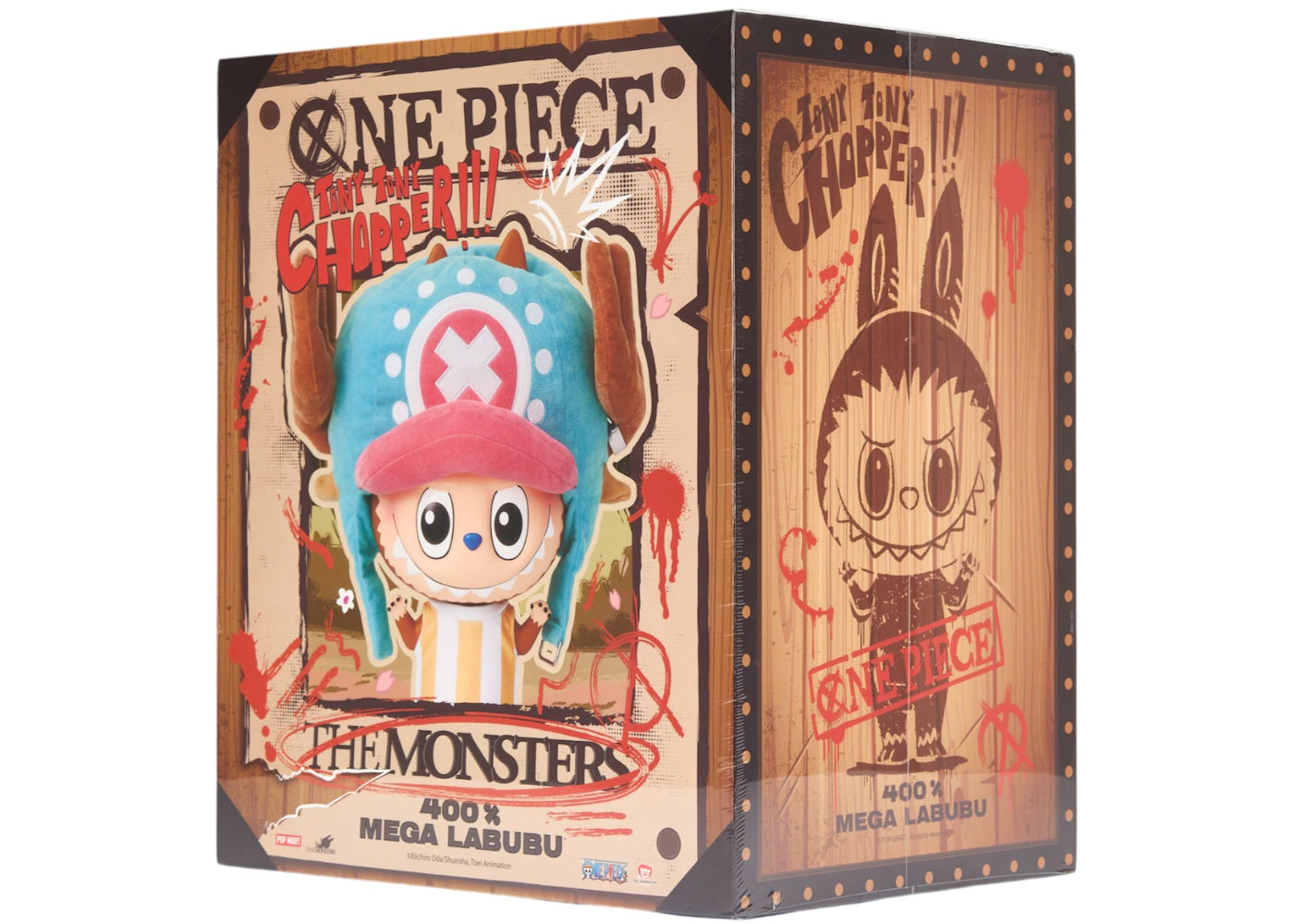 Pop Mart Labubu The Monsters x One Piece Mega Labubu Tonytony Chopper 400% - vue secondaire A