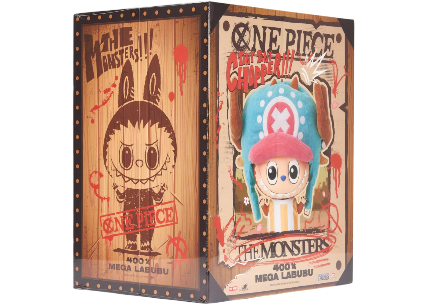Pop Mart Labubu The Monsters x One Piece Mega Labubu Tonytony Chopper 400% - vue secondaire B