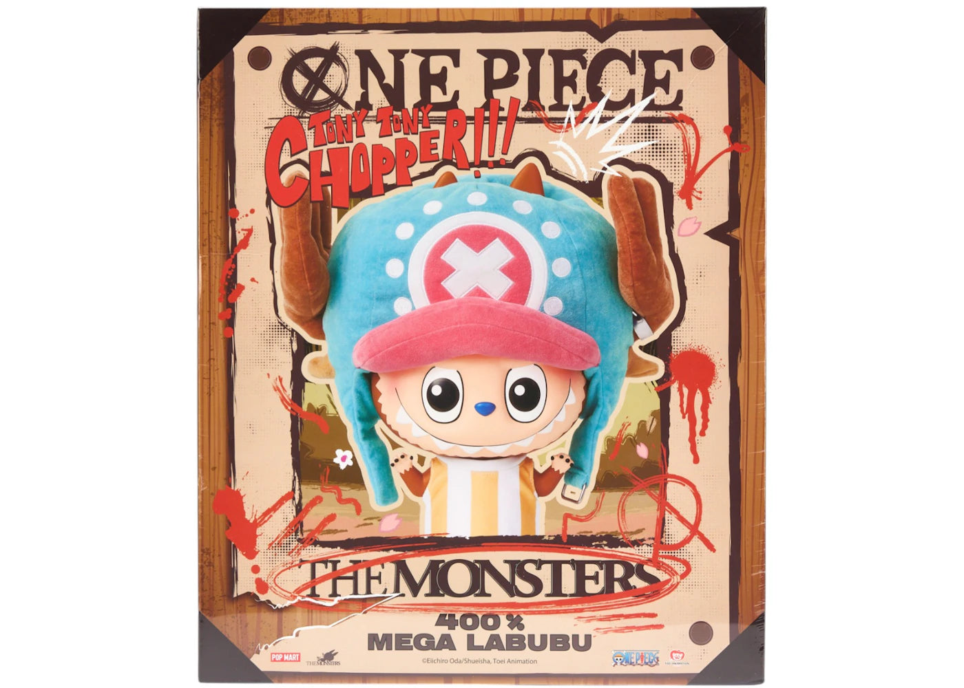 Pop Mart Labubu The Monsters x One Piece Mega Labubu Tonytony Chopper 400%