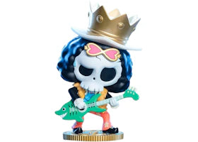 Pop Mart Labubu The Monsters x One Piece Series Brook Figure - vue 360