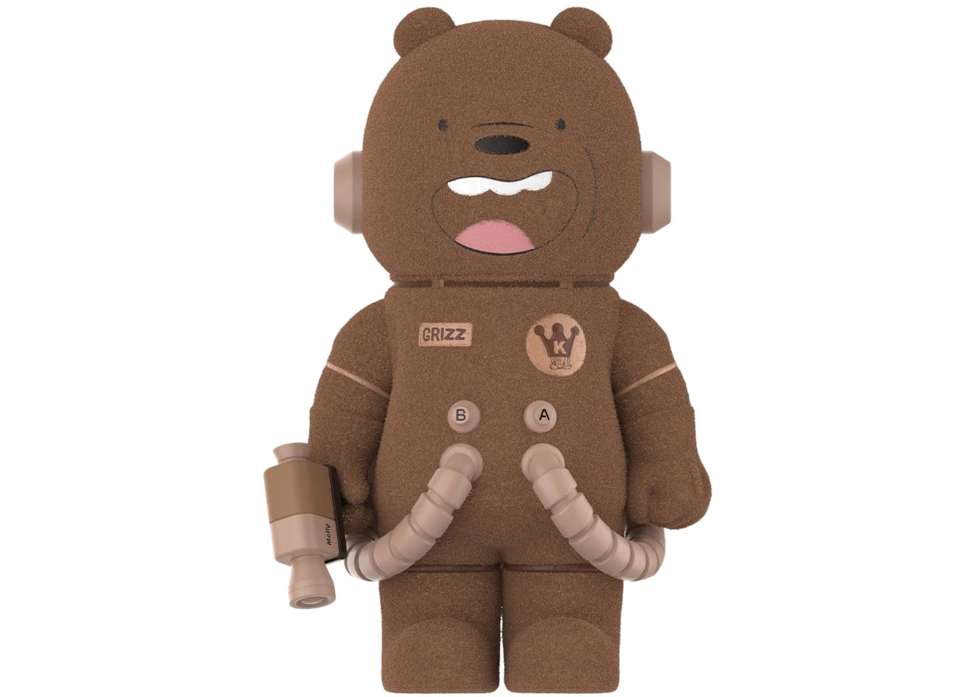 Pop Mart MEGA SPACE MOLLY We Are Bears Grizz 400% - vue secondaire A