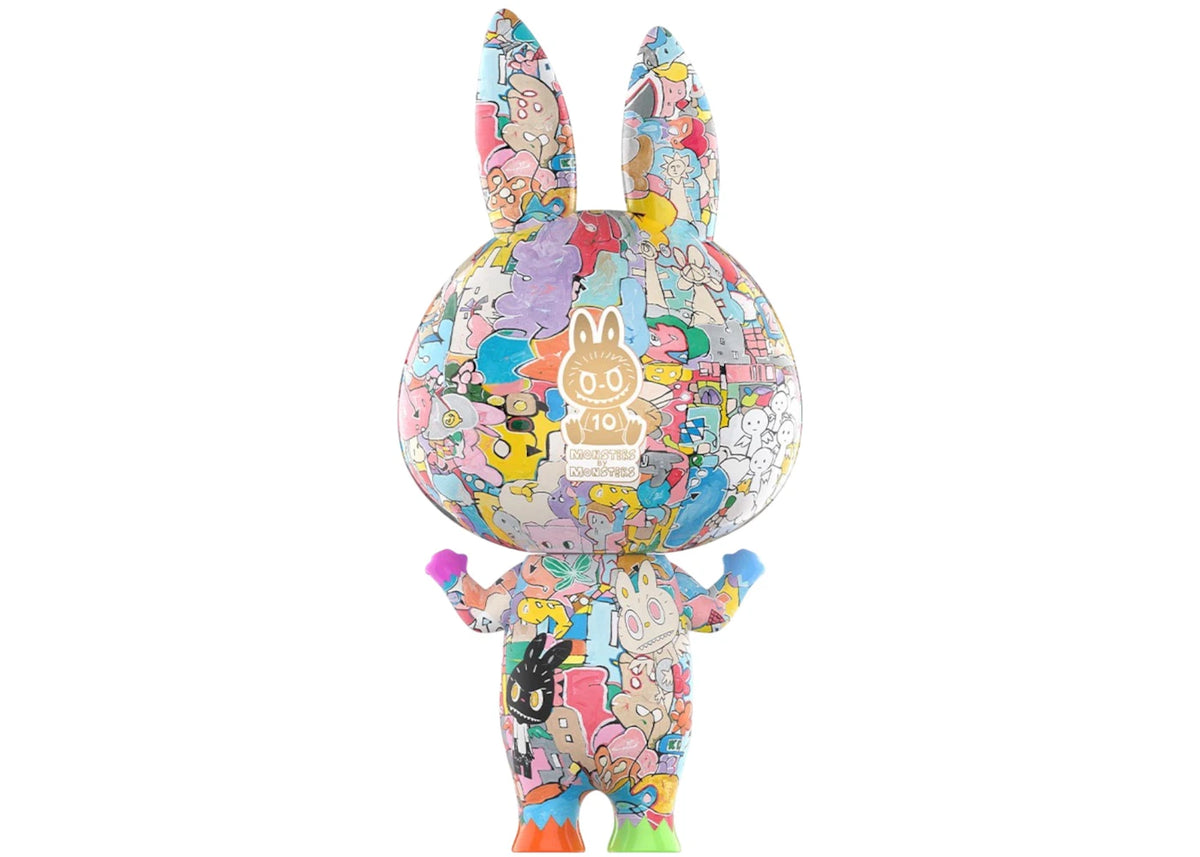 Pop Mart Mega Labubu Tenth Anniversary 400% - vue secondaire B
