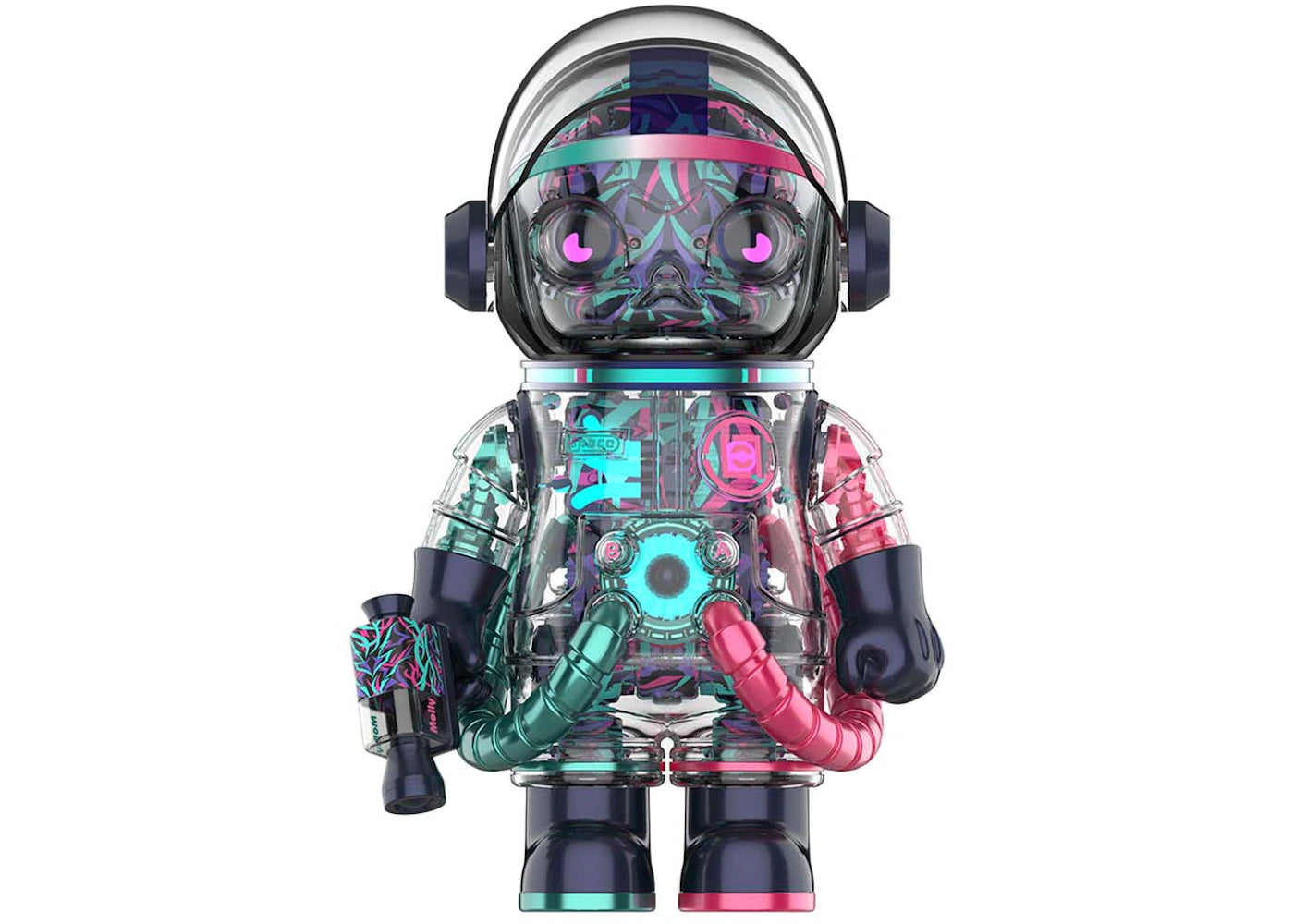 Pop Mart Mega Space Molly Clot - Magenta Alinegra 400% - vue secondaire A
