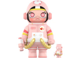 Pop Mart Mega Space Molly Love-a-Lot Bear 100% & 400% Set - vue 360