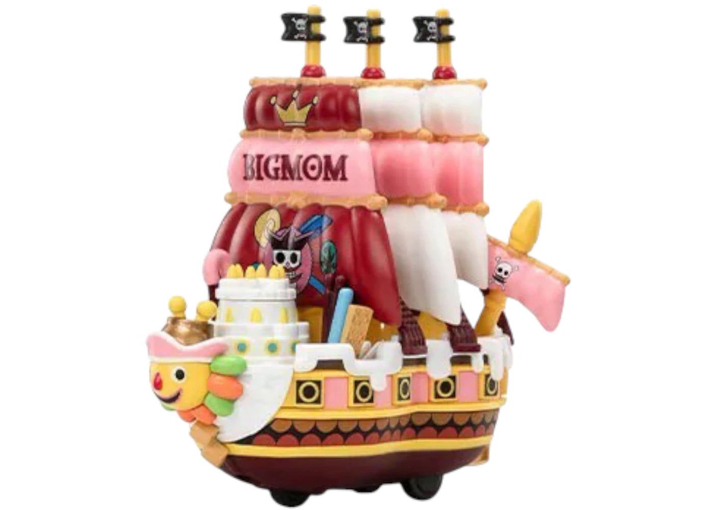 Pop Mart One Piece The Grand Line Series Vehicles Queen Mama Chanter Figure sneakers - authentic Pop Mart shoes