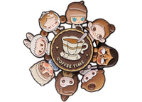 Pop Mart POP BEAN Coffee Factory Series Spinning Badge