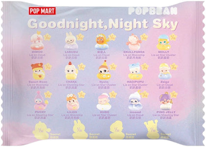 Pop Mart POP BEAN Goodnight,Night Sky Series Single Blind Box sneakers - authentic Pop Mart shoes