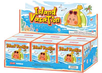 Pop Mart POP BEAN Island Vacation Series Mini Plush Pendant Sealed Case (6 Blind Boxes)