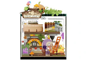 Pop Mart Pop Blocks Labubu The Monsters Forest Secret Base Series Blocks Jam Graffiti P10004 Building Block - vue 360