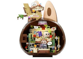 Pop Mart Pop Blocks Labubu The Monsters Forest Secret Base Series Blocks Playful Home P10000 Building Block