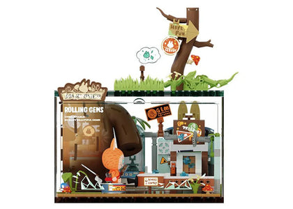 Pop Mart Pop Blocks Labubu The Monsters Forest Secret Base Series Blocks Rolling Gems P10001 Building Block - authentic Po...