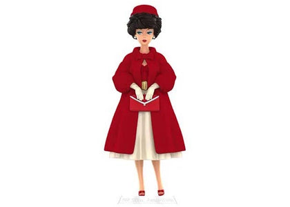 Pop Mart Pop Mart Barbie Style Icon Series 1962 Silken Flame Barbie Figure sneakers - authentic Pop Mart shoes
