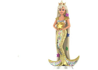 Pop Mart Pop Mart Barbie Style Icon Series 1996 Jewel Hair Mermaid Barbie Figure sneakers - authentic Pop Mart shoes