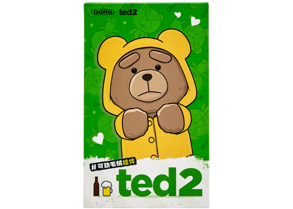 Pop Mart Pop Mart Ted2 Teddy Bear Action Plush Pendant Series Single Blind Box - vue secondaire A