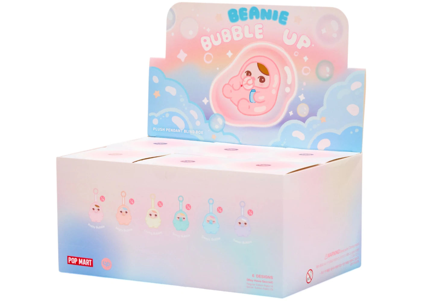 Pop Mart Pucky Beanie Bubble Up Series Sealed Case (6 Blind Box)