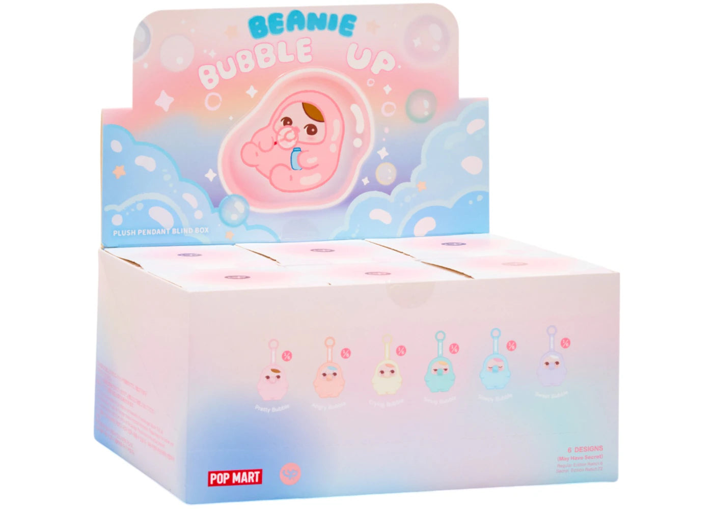 Pop Mart Pucky Beanie Bubble Up Series Sealed Case (6 Blind Box)