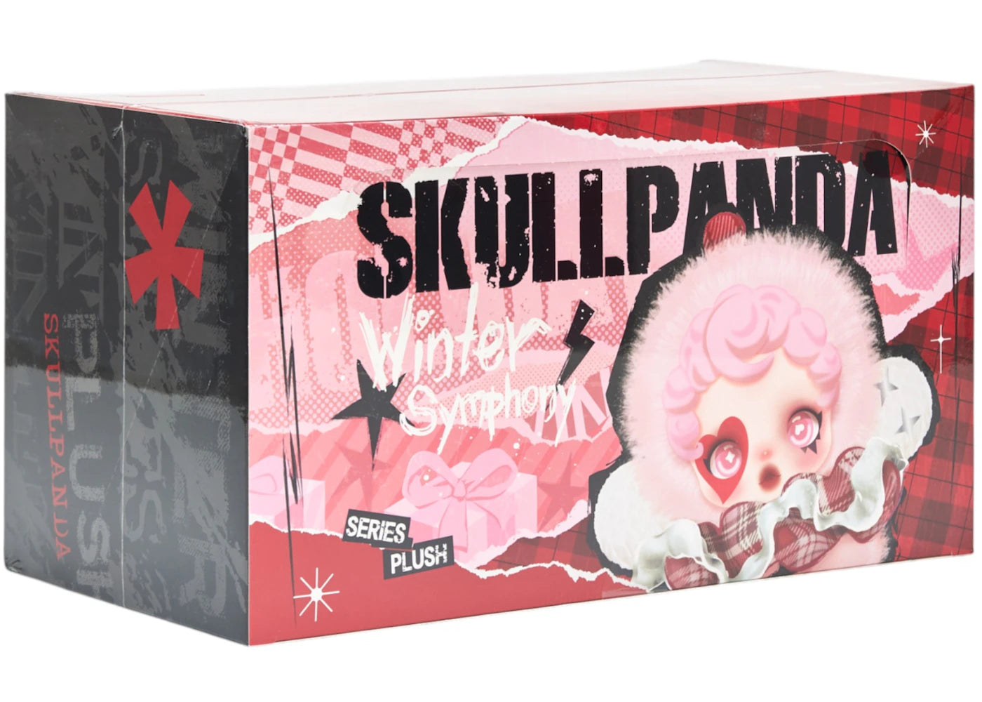 Pop Mart SKULLPANDA Winter Symphony Series Vinyl Face Plush Pendant Sealed Case (6 Blind Box)