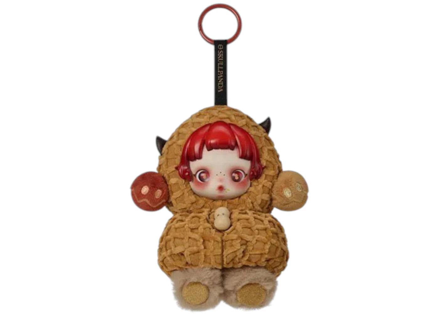 Pop Mart SKULLPANDA You Found Me! Series Pranky Peanut Plush Doll Pendant sneakers - authentic Pop Mart shoes