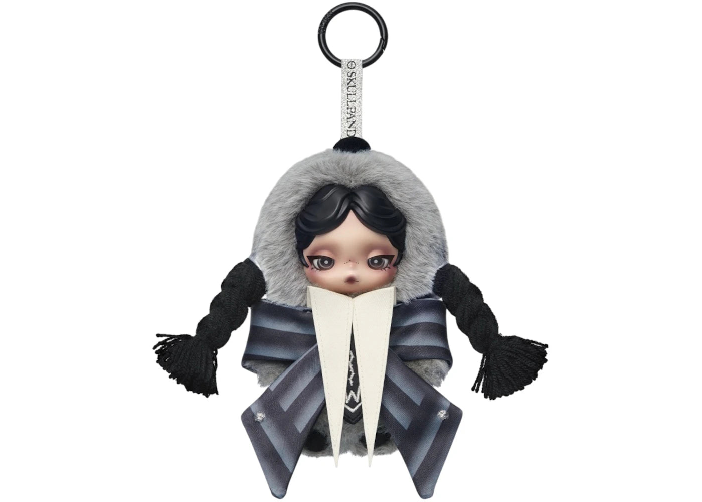 Pop Mart SKULLPANDA x Wednesday (Nevermore Academy Uniform Version) Plush sneakers - authentic Pop Mart shoes