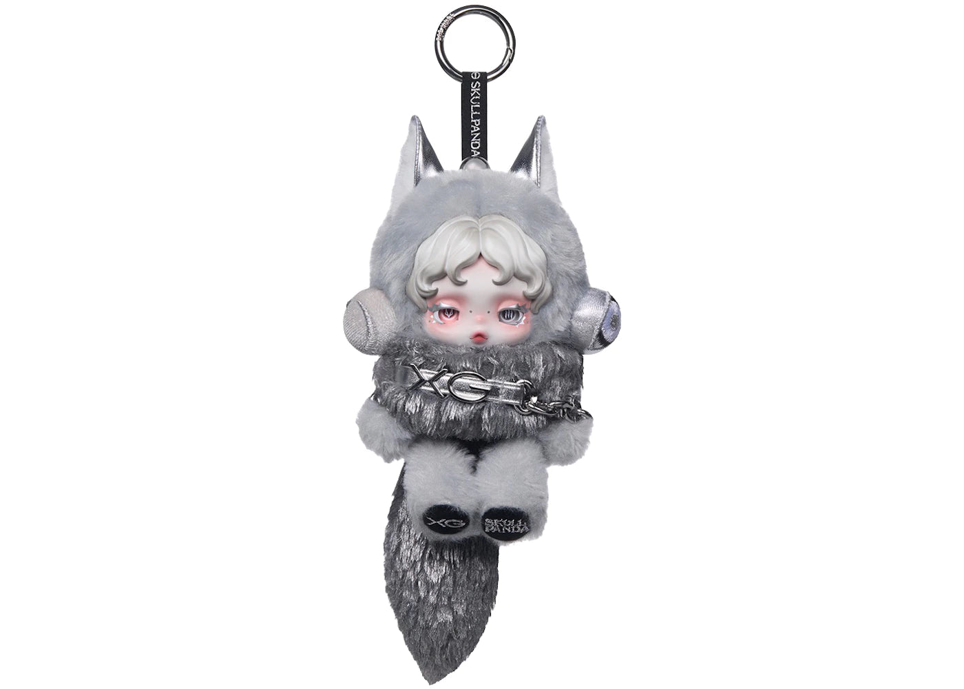Pop Mart SKULLPANDA x XG (Japan Exclusive) Plush Pendant - vue 360