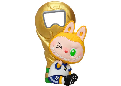 Pop Mart THE MONSTERS x FIFA SERIES Labubu Crowning Moment Secret Edition Bottle Opener Fridge Magnet