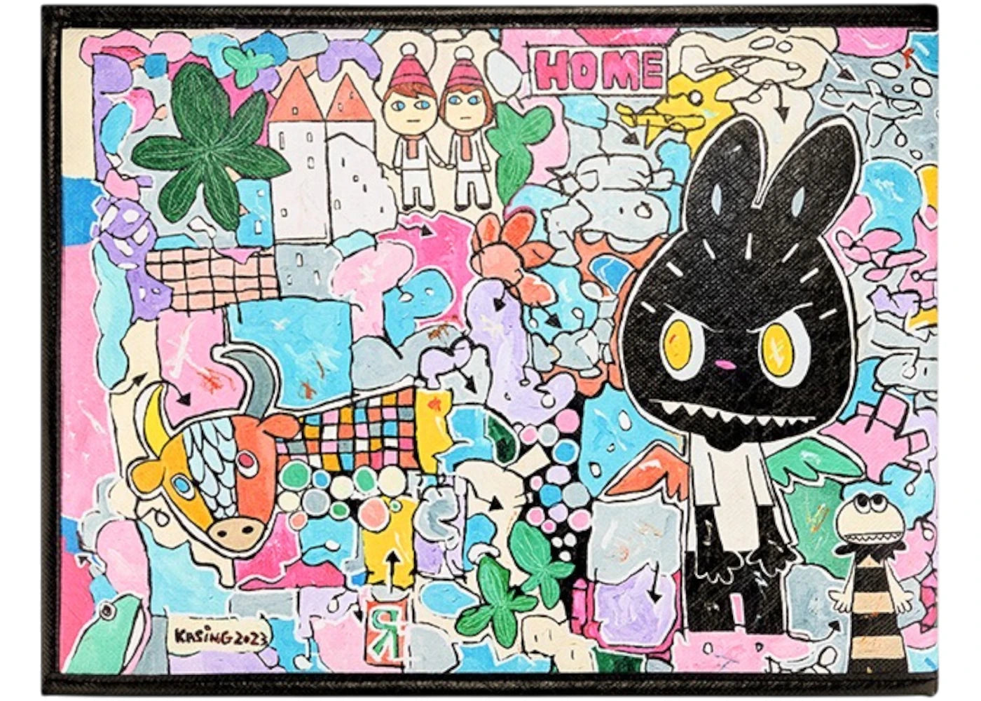 Pop Mart The Monsters Labubu 10th Anniversary Series Laptop Bag - vue secondaire A