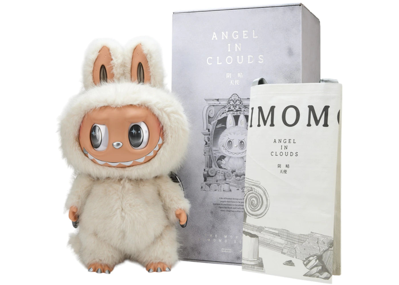 Pop Mart The Monsters Labubu Zimomo Angel in Clouds Figure