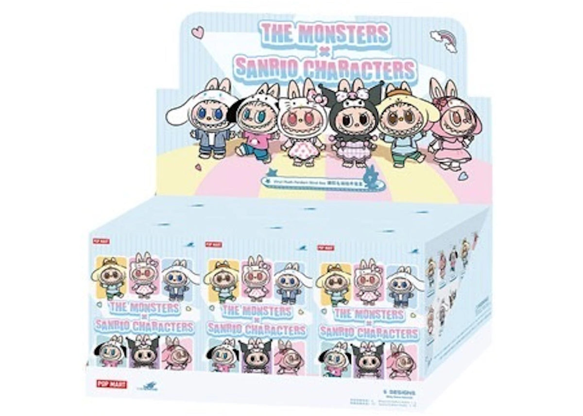 Pop Mart The Monsters Labubu x Hello Kitty and Friends/Sanrio Characters Series Unsealed Case (6 Blind Box) - vue secondaire B