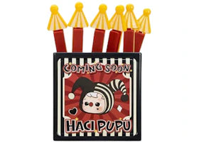 Pop Mart WHY SO SERIOUS Series Hacipupu Silver Mist Clown Magnet