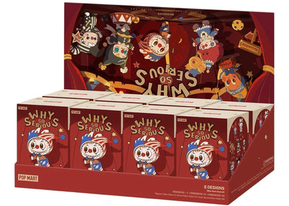 Pop Mart WHY SO SERIOUS Series Vinyl Plush Pendant Unsealed Case (8 Blind Boxes) sneakers - authentic Pop Mart shoes