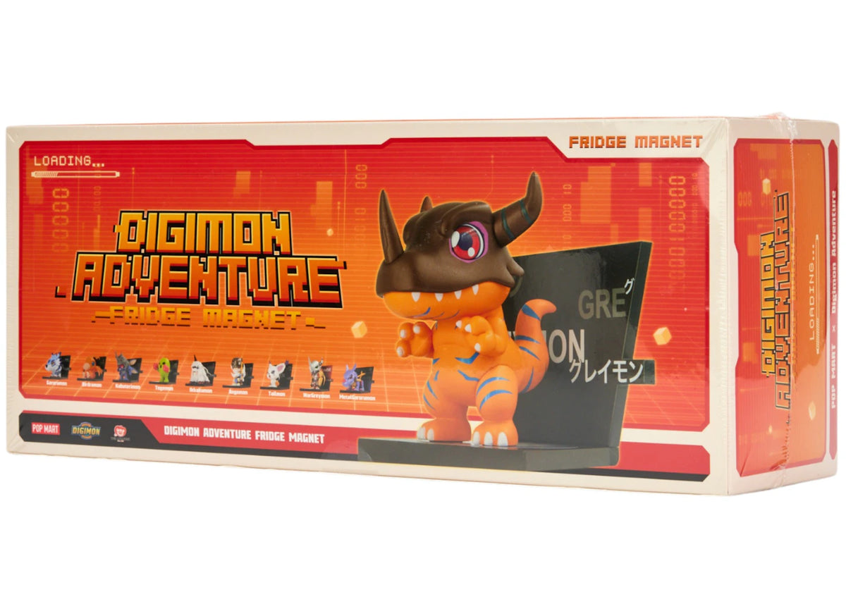 Pop Mart x Digimon Adventure Fridge Magnet Sealed Case (10 Blind Box) - vue secondaire B