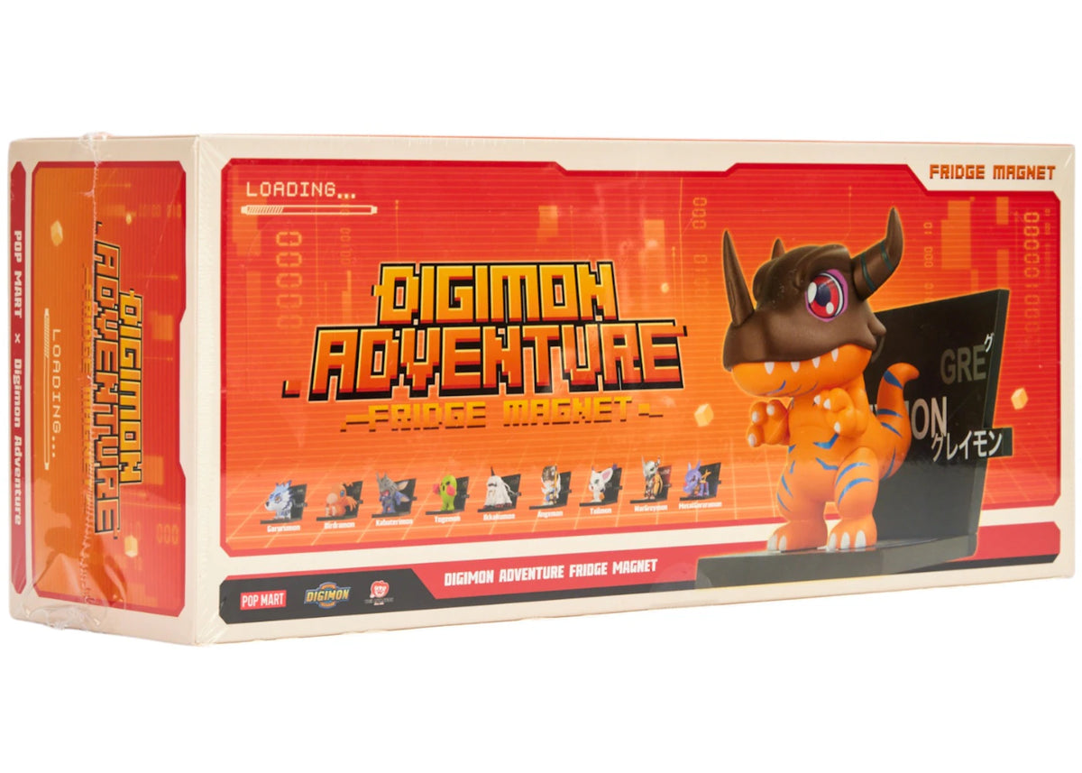 Pop Mart x Digimon Adventure Fridge Magnet Sealed Case (10 Blind Box) - vue secondaire A