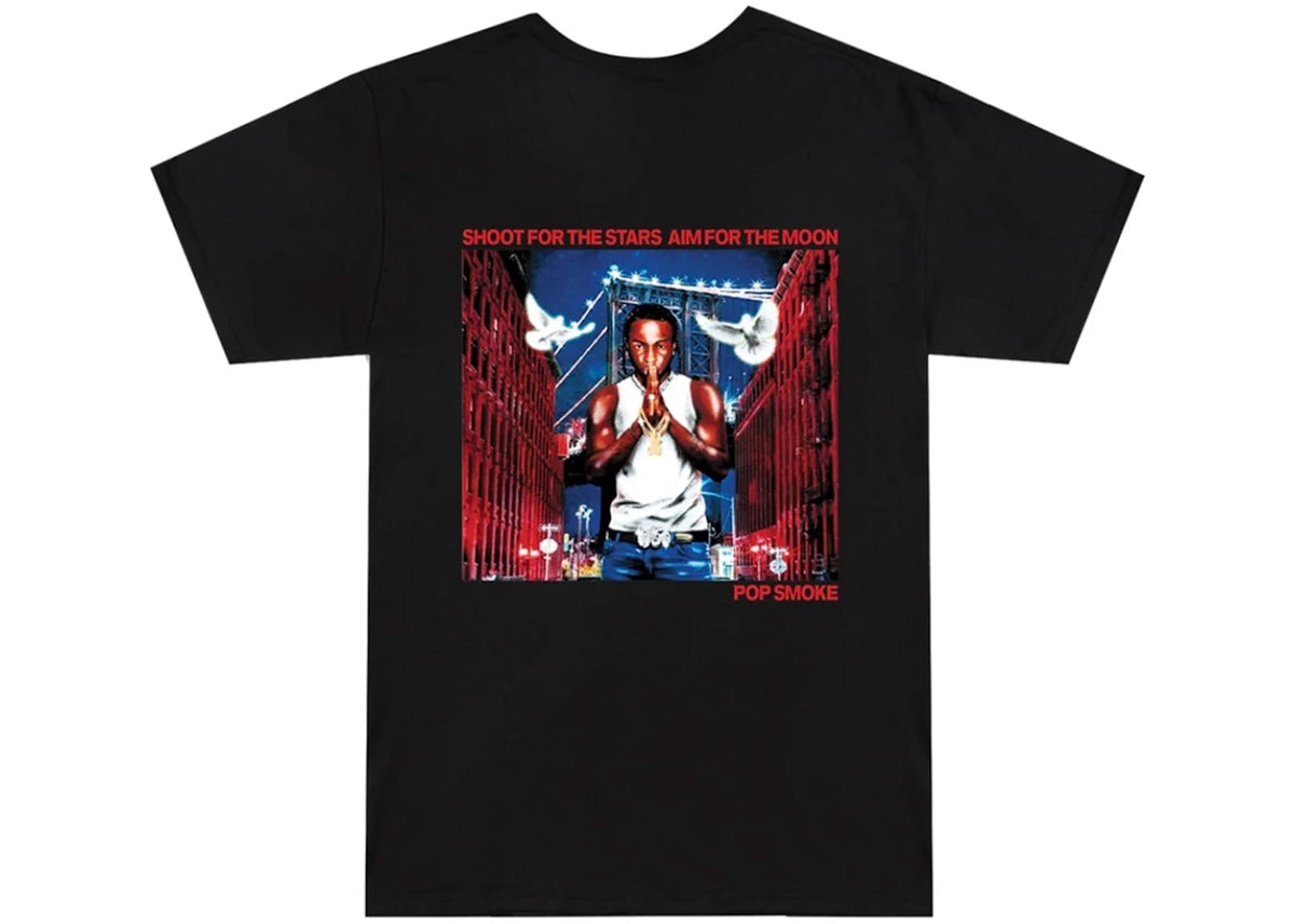 Pop Smoke x Vlone City Tee Black - vue secondaire B